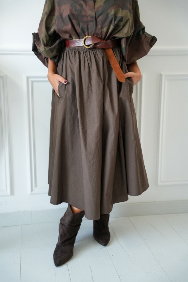 Jupe Longue Marron Johanna ESTRELLA Johanna - 1 | Willkommen 2